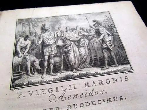 Virgilii Opera, cum Integris & Emendatioribus Commentariis Servii 4 Bände 1746