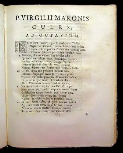 Virgilii Opera, cum Integris & Emendatioribus Commentariis Servii 4 Bände 1746