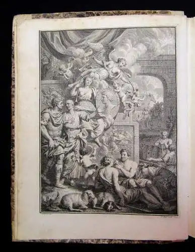 Virgilii Opera, cum Integris & Emendatioribus Commentariis Servii 4 Bände 1746