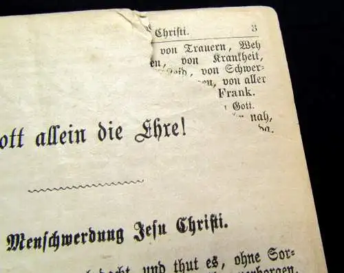 Zwickauer Gesangbuch Nebst einem Gebetb8uch 1869 Religion Christentum