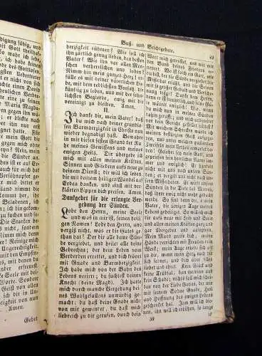 Zwickauer Gesangbuch Nebst einem Gebetb8uch 1869 Religion Christentum