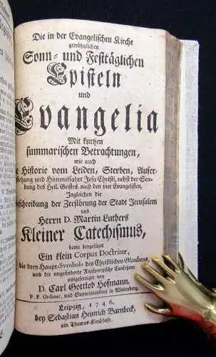 Das Privilegierte Ordentliche u.vermehrte Dreßdonische Gesang-Buch 1747 4 Teile