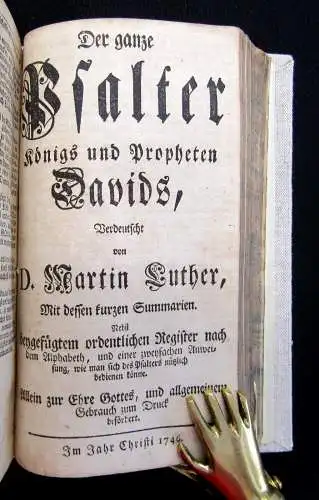 Das Privilegierte Ordentliche u.vermehrte Dreßdonische Gesang-Buch 1747 4 Teile