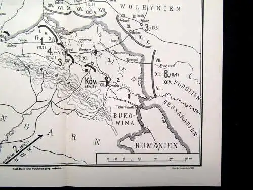 Der Weltkrieg 1914 bis 1918 Bd.2 apart Die  Befreiung Ostpreußens 1925