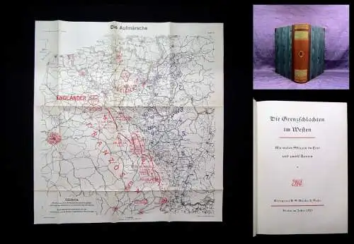 Der Weltkrieg 1914 bis 1918 Bd.1 apart Die Grenzschlachten im Westen 1925