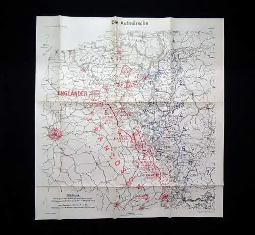 Der Weltkrieg 1914 bis 1918 Bd.1 apart Die Grenzschlachten im Westen 1925