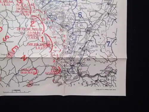 Der Weltkrieg 1914 bis 1918 Bd.1 apart Die Grenzschlachten im Westen 1925