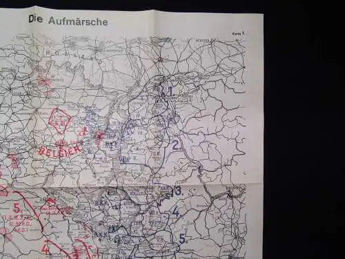 Der Weltkrieg 1914 bis 1918 Bd.1 apart Die Grenzschlachten im Westen 1925