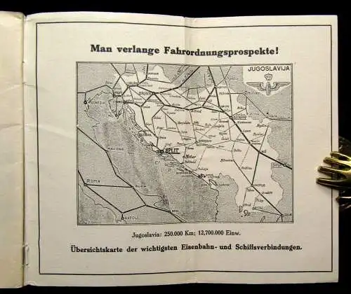 Jadranska Plovidba D.D. Dampfschifffahrts-Aktiengesellschaft *selten* 1929/1930