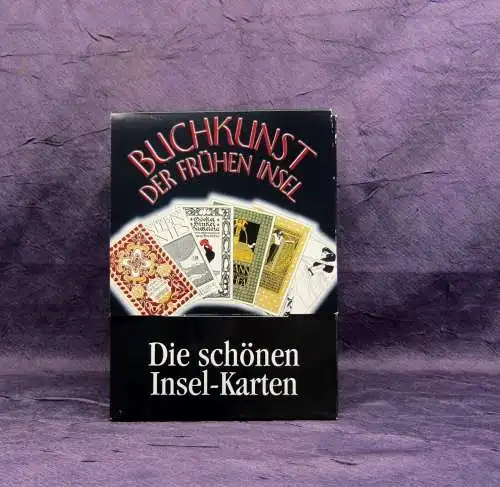 Die schönen Insel-Karten 6 Motive- 44 Karten mit Box "Verkaufsbox" um 1900