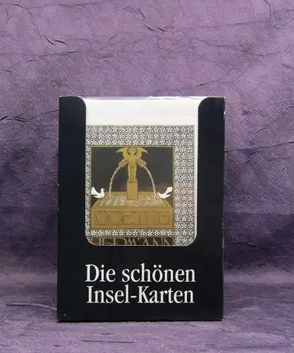 Die schönen Insel-Karten 6 Motive- 44 Karten mit Box "Verkaufsbox" um 1900