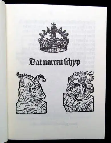 Sodmann Timothy Dat Narren Schyp Lübeck 1497 Faksimile 1980 Nachdruck