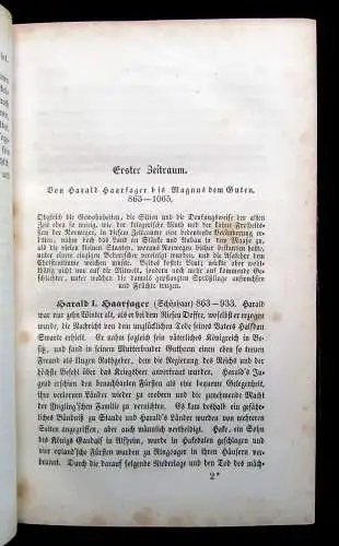 Faye Andreas Geschichte von Norwegen Bis auf die neueste Zeit 1867