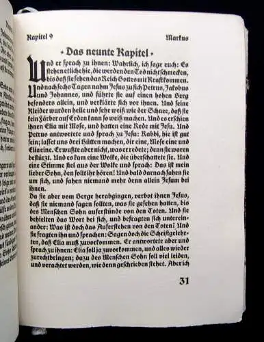 Die vier Evangelien Markus, Lukas, Matthäus und Johannes in der Übersetzung 1910