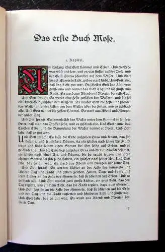 Die Bibel oder die ganze heilige Schrift deutsch von Dr. Martin Luther 1.Bd.1925