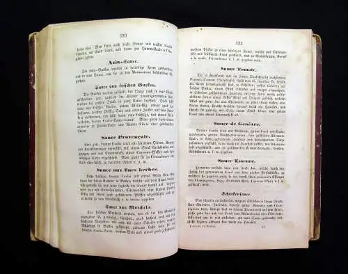 Hauptner Kochbuch für Haushaltungen aller Stände 1873 Kochen Küche Ernährung