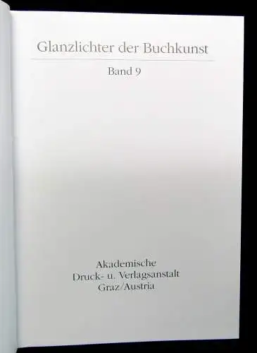 Glanzlichter der Buchkunst Das Falkenbuch Fridrichs II. 2000 Reprint+Kommentar