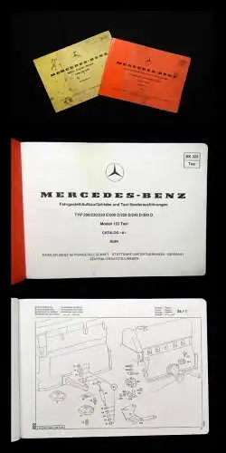 2 Handbücher Mercedes-Benz Modellreihe 123 Taxi Sonderausführung 1xMotor 1984