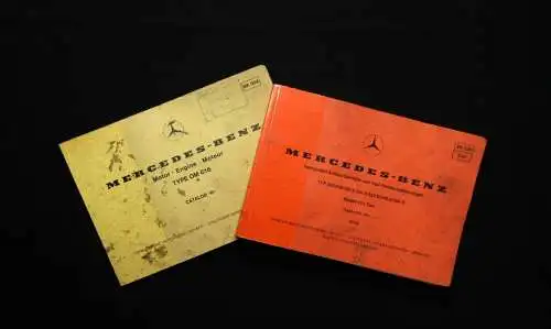 2 Handbücher Mercedes-Benz Modellreihe 123 Taxi Sonderausführung 1xMotor 1984