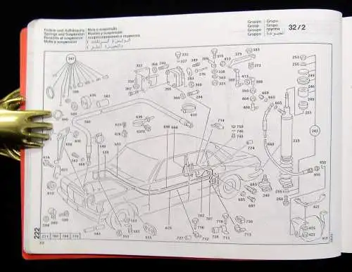 2 Handbücher Mercedes-Benz Modellreihe 123 Taxi Sonderausführung 1xMotor 1984