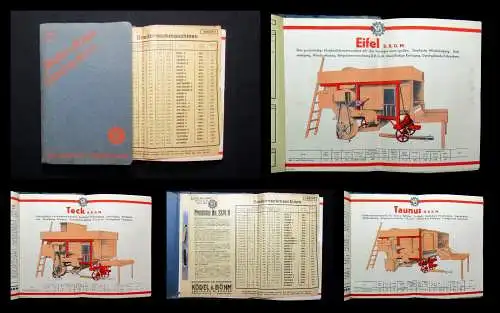 Katalog Ködel & Böhm Landmaschinen um 1930-1940 Dreschmaschinen Landwirtschaft