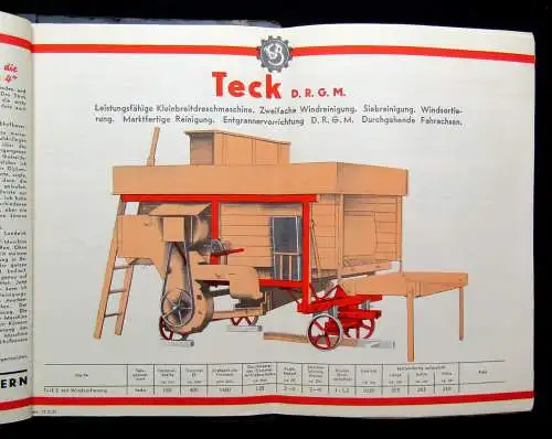 Katalog Ködel & Böhm Landmaschinen um 1930-1940 Dreschmaschinen Landwirtschaft