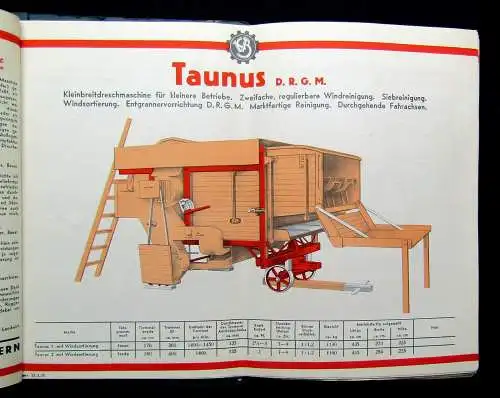 Katalog Ködel & Böhm Landmaschinen um 1930-1940 Dreschmaschinen Landwirtschaft