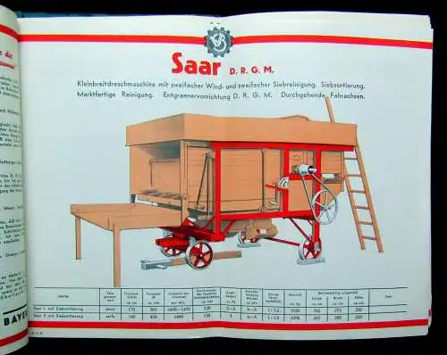 Katalog Ködel & Böhm Landmaschinen um 1930-1940 Dreschmaschinen Landwirtschaft