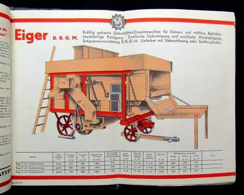 Katalog Ködel & Böhm Landmaschinen um 1930-1940 Dreschmaschinen Landwirtschaft