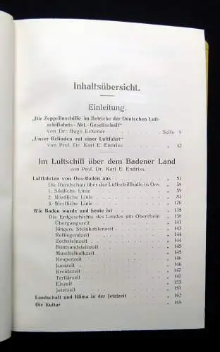 Eyb´s Delag-Führer Im Luftschiff über dem Badener Land 1913 Selten Bodo Jost