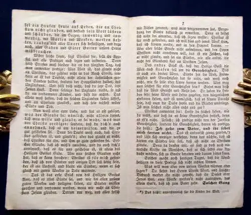 Luther Die Predigt des heiligen Geistes von der Sünde o.J. um 1830 js