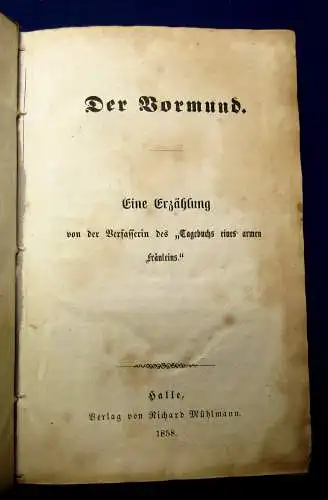 Nathuisus Der Vormund 1858 Geschichte Gesellschaft Vormundschaft mb