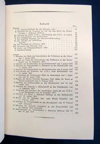 Schwertfeger Die polit. & militäris. Verantwortlichkeiten der Offensive 1927 sf