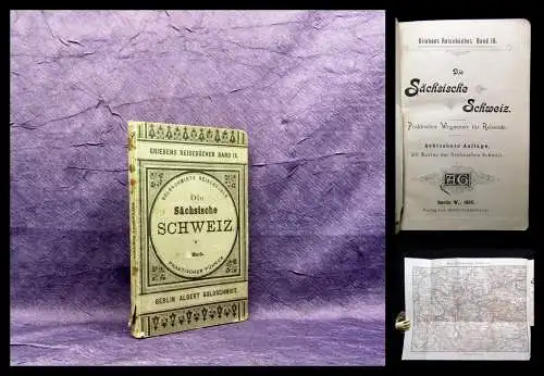 Griebens Reisebücher Bd.16 Die Sächsische Schweiz Wegweiser für Reisende 1895