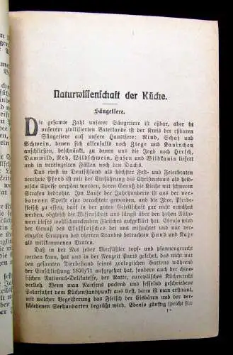 Hannemann, Elise Kochbuch 1918 Naturwissenschaft der Küche, Praxis, Rezepte