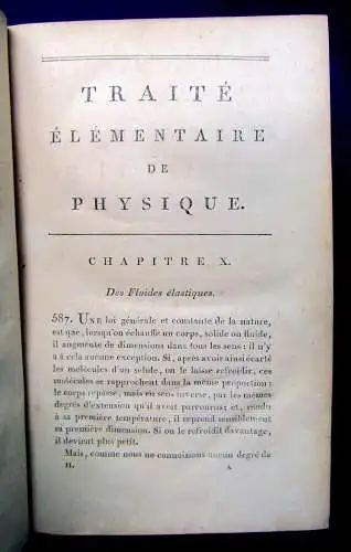 Brisson Traite Elementaire ou Principes de Physique 3 Bde.  1800  js