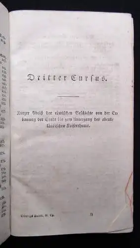 Anleitung zum Uebersetzen aus dem Deutschen ins Lateinische 3.u.4. Cursus 1804