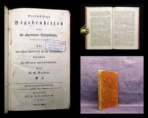 Bredow Merkwürdige Begebenheiten aus der allgemeinen Weltgeschichte 1822