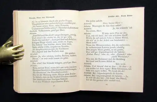 Schlegel Shakespeare Ein Sommernachtstraum und Hamlet Prinz von Dänemark 1902