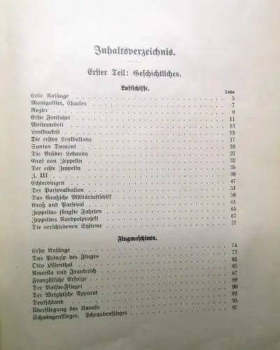 Kirchhoff Die Erschließung des Luftmeers Luftschifffahrt und Flugtechnik 1910