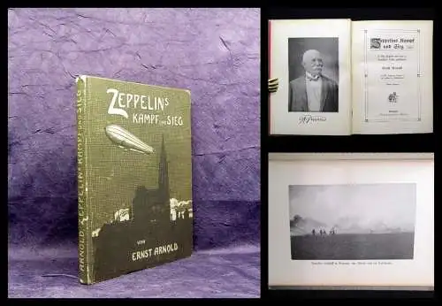 Arnold Zeppelins Kampf und Sieg um 1910  Geschichte Archiv Bodo Jost Geschichte