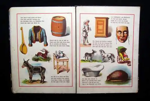 Anschauungs-Unterricht Bilderbuch um 1880 Kinderbuch Kinderliteratur