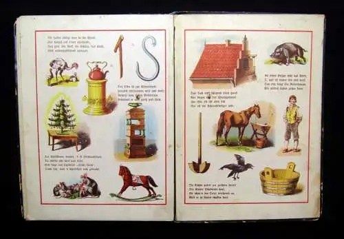 Anschauungs-Unterricht Bilderbuch um 1880 Kinderbuch Kinderliteratur