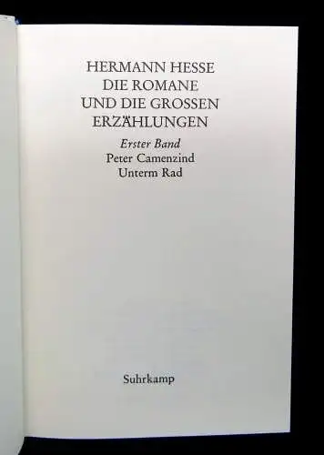 Hermann Hesse 8 Bde. mit Schuber 1943 Jubiläumsausgabe z. hundertsten Geburtstag