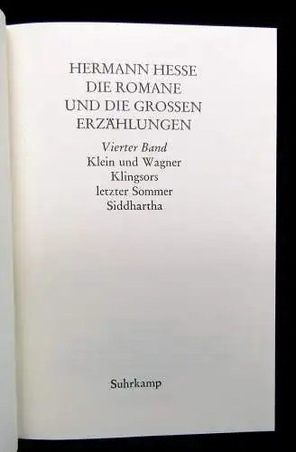 Hermann Hesse 8 Bde. mit Schuber 1943 Jubiläumsausgabe z. hundertsten Geburtstag