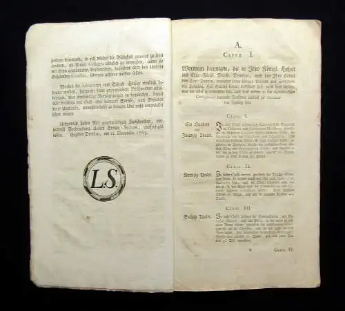 Ihrer Königl. Hoheit und Khur Fürstl.Durchl.zu Sachsen Ausschreiben 1763