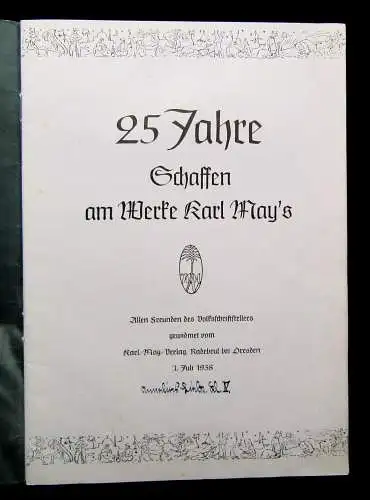 2 Hefte Karl May 25 Jahre Karl-May-Verlag, 50 Jahre Karl-May-Verlag 193-1963