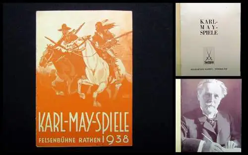 Karl- May- Spiele Felsenbühne Rathen 1938 Original Heft Kultur Geschichte