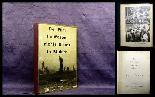 Der Film Im Westen nichts neues in Bildern 1931 Militaria Verfilmung Geschichte