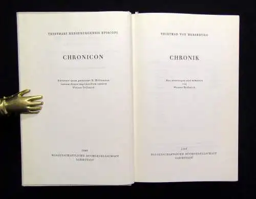 Merseburg Trillmich Chronik Chronicon 1966 Faksimile der Ausgabe von 1957